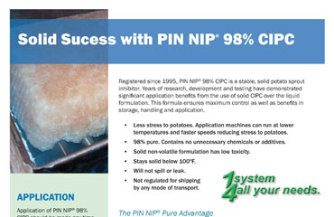 Upstate Applications, Inc. | PIN NIP® 98% CIPC